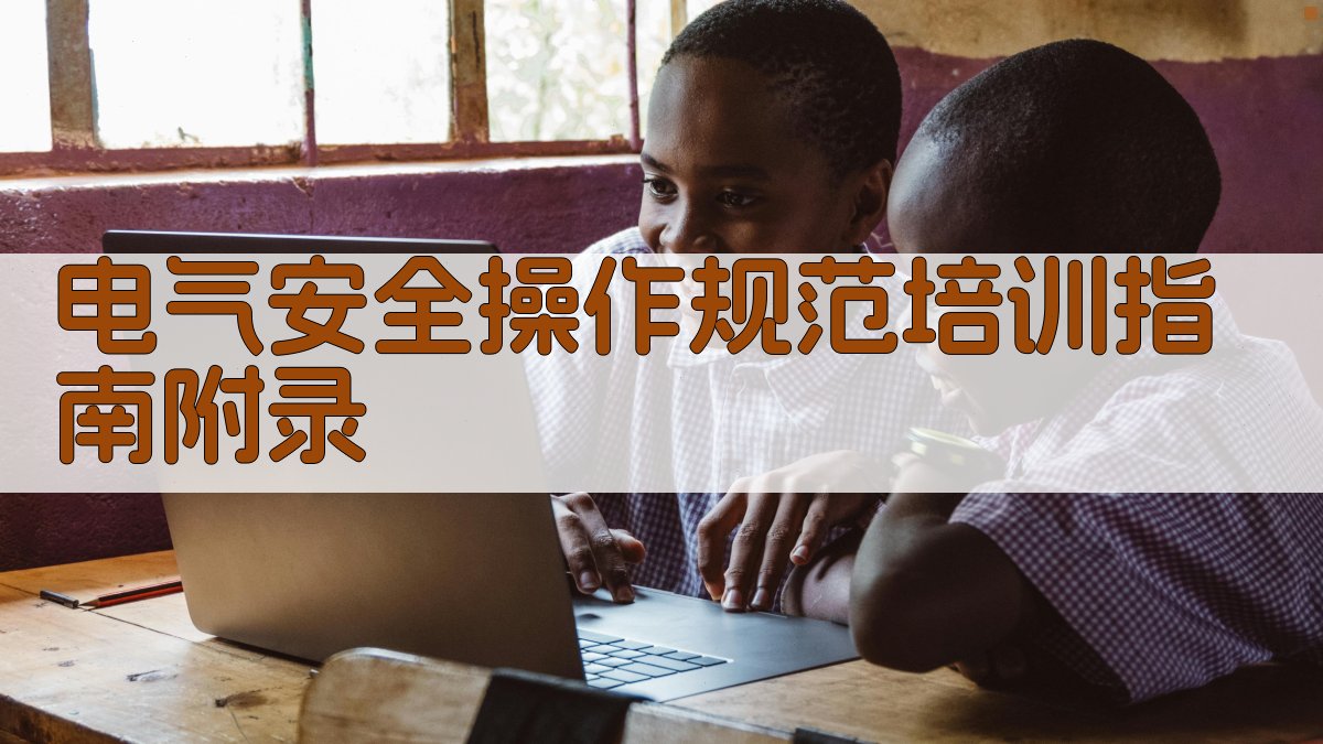 电气安全操作规范培训指南 · 附录 图4