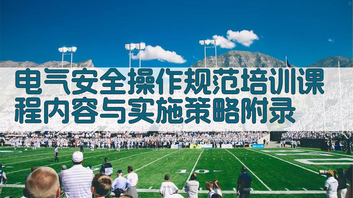 电气安全操作规范培训课程内容与实施策略 · 附录 图5