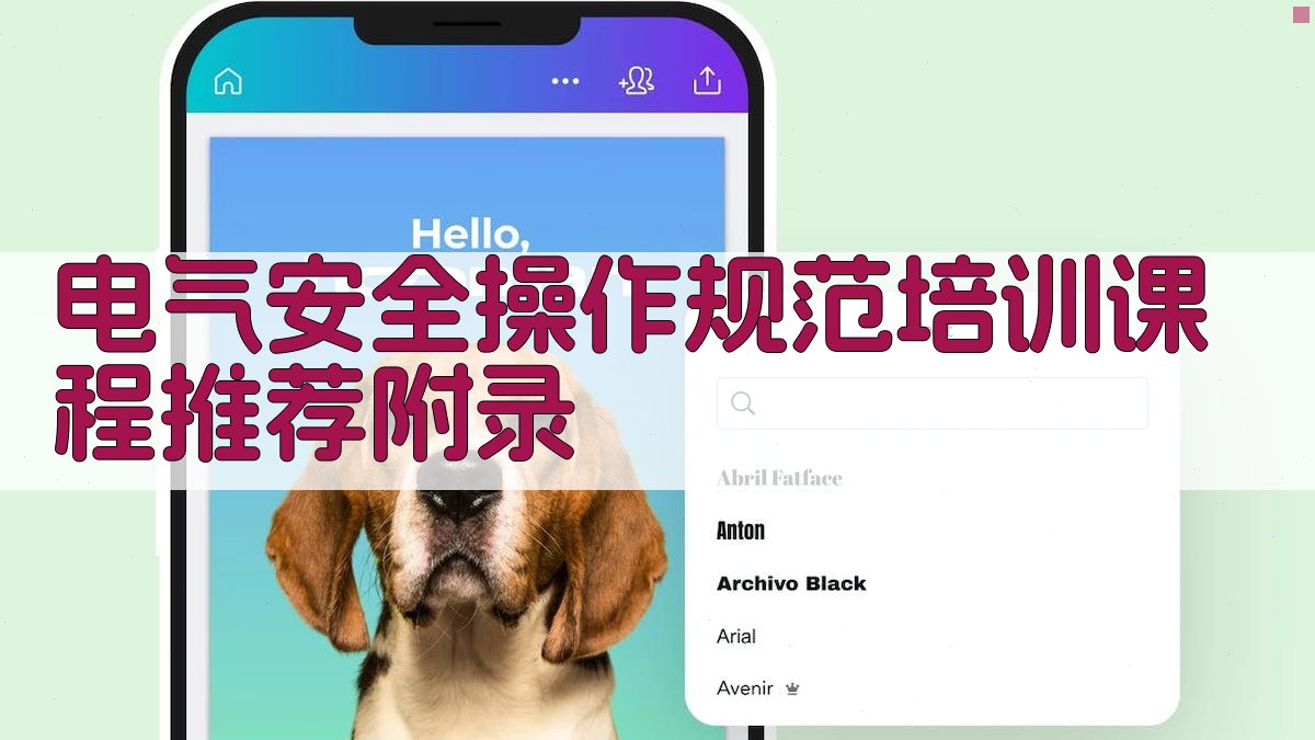 电气安全操作规范培训课程推荐 · 附录 图4
