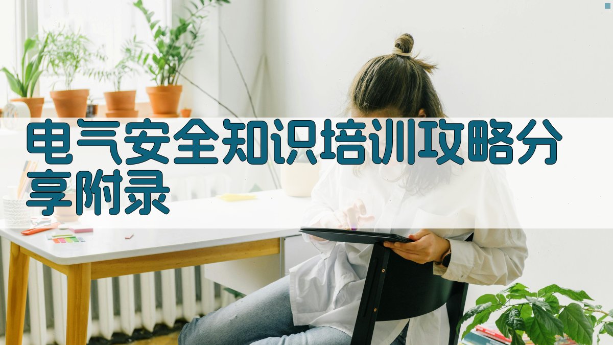 电气安全知识培训攻略分享 · 附录 图2