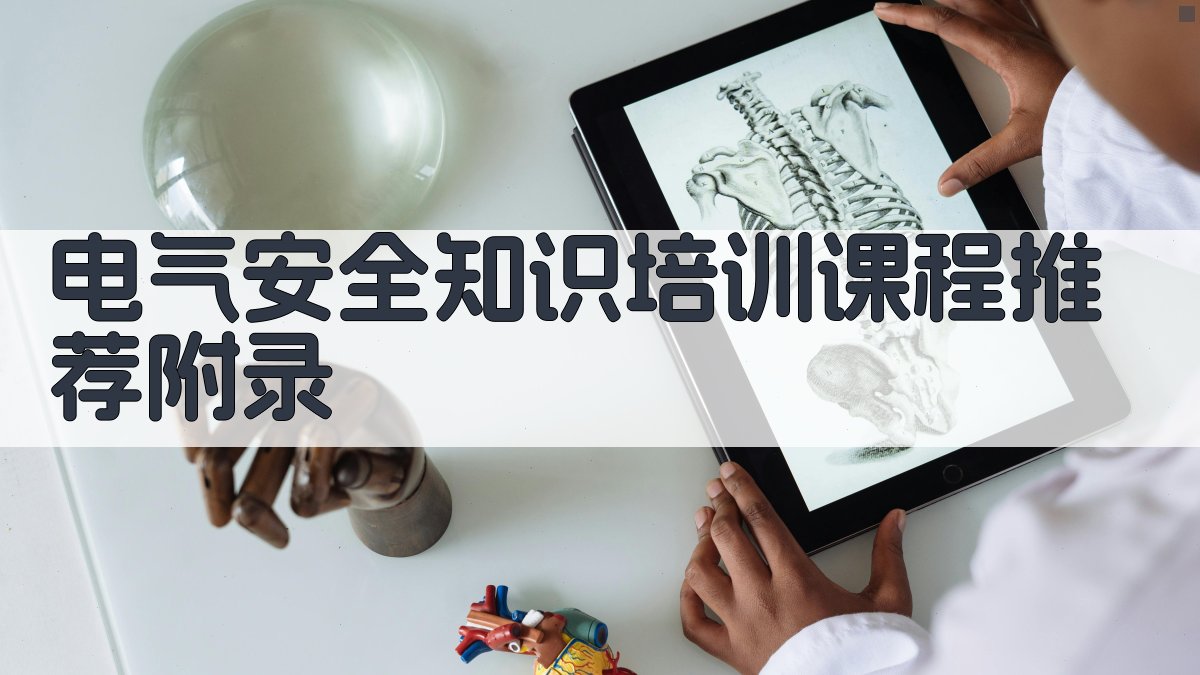 电气安全知识培训课程推荐 · 附录 图4