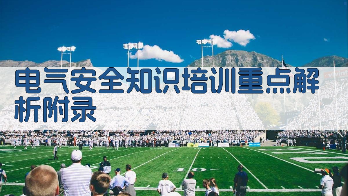 电气安全知识培训重点解析 · 附录 图5