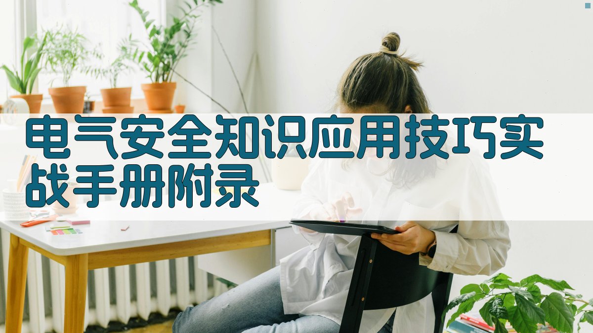 电气安全知识应用技巧实战手册 · 附录 图4