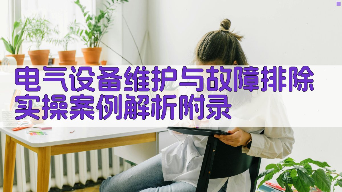 电气设备维护与故障排除实操案例解析 · 附录 图4