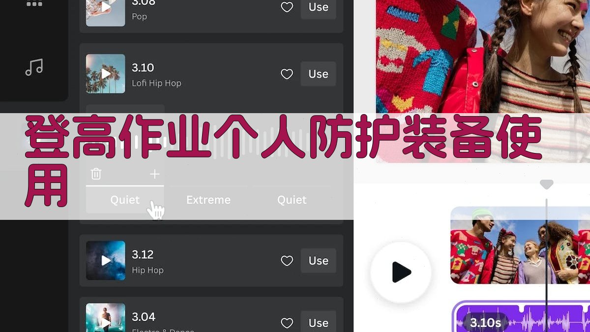 登高作业个人防护装备使用 图1