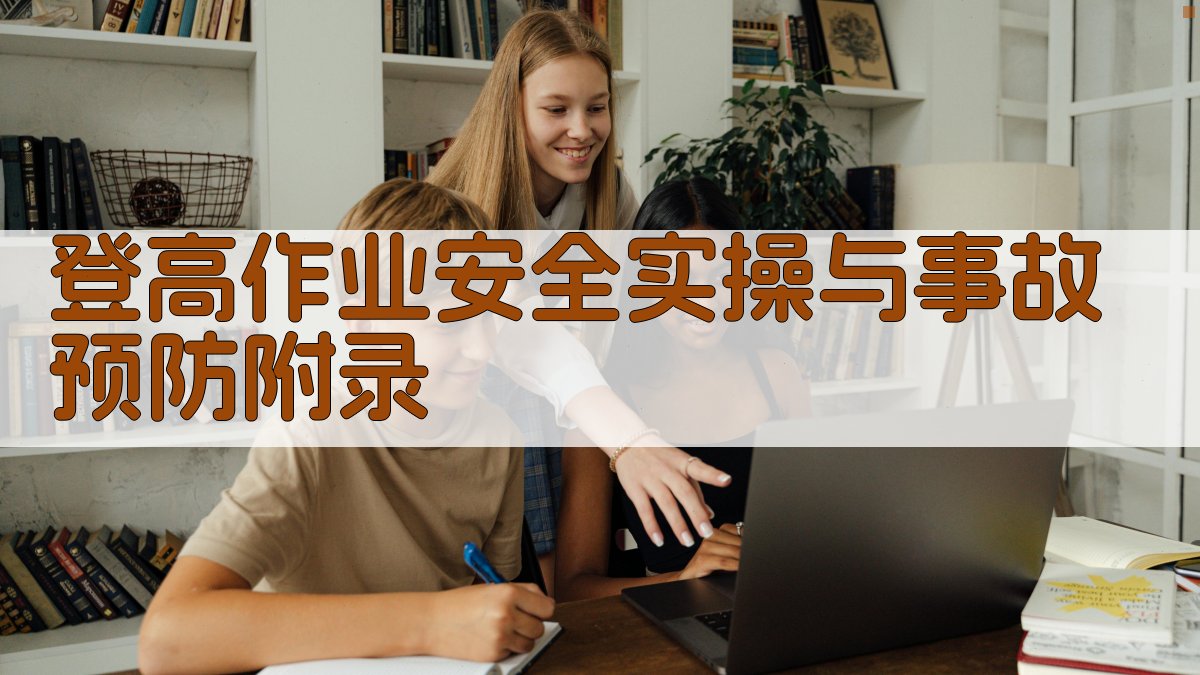 登高作业安全实操与事故预防 · 附录 图4