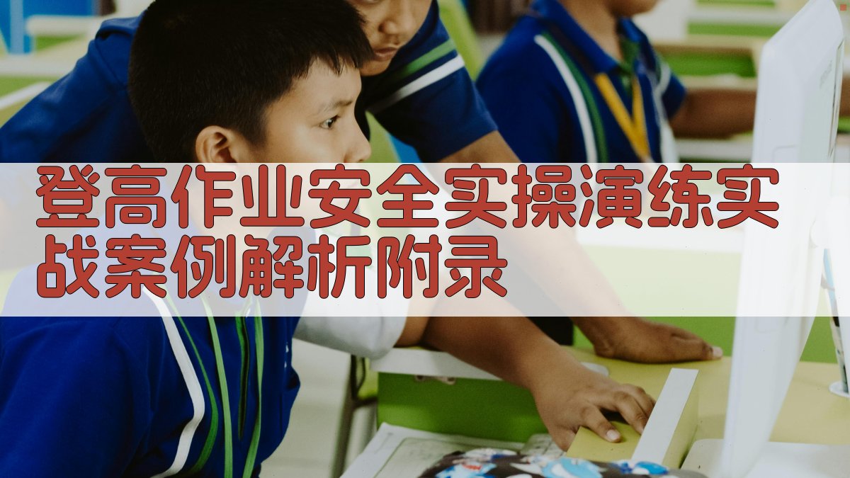 登高作业安全实操演练实战案例解析 · 附录 图5