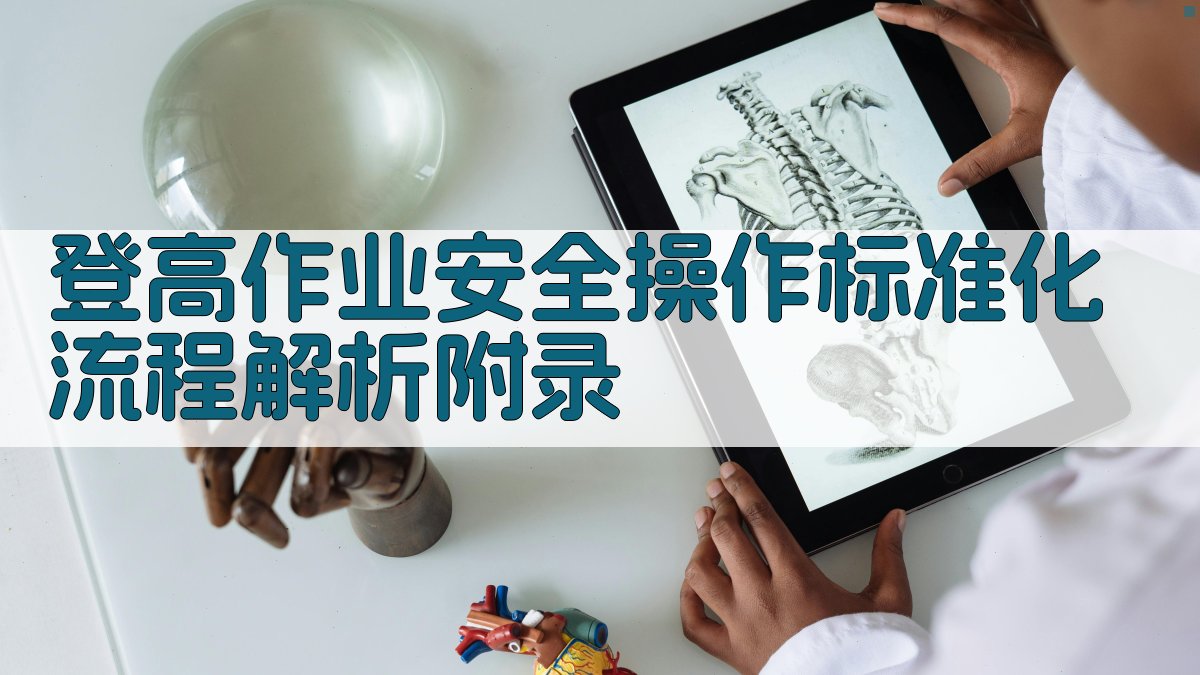 登高作业安全操作标准化流程解析 · 附录 图5