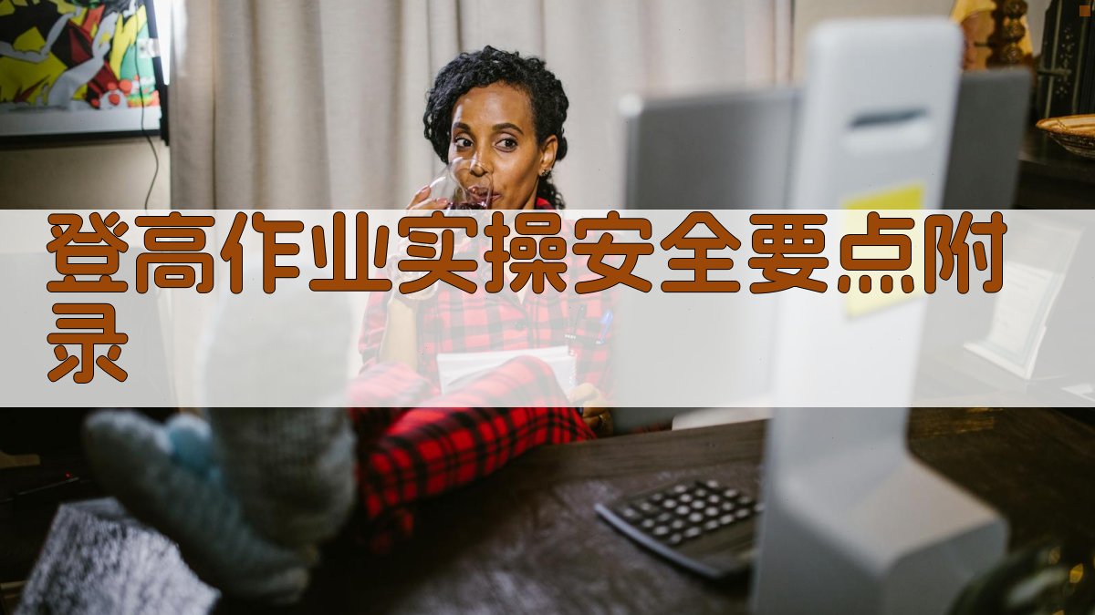 登高作业实操安全要点 · 附录 图4