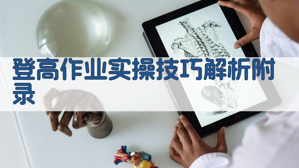 登高作业实操技巧解析 · 附录 图5