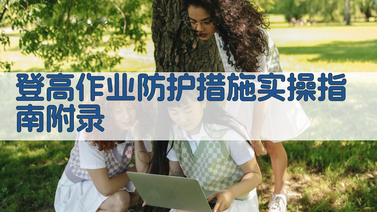 登高作业防护措施实操指南 · 附录 图3