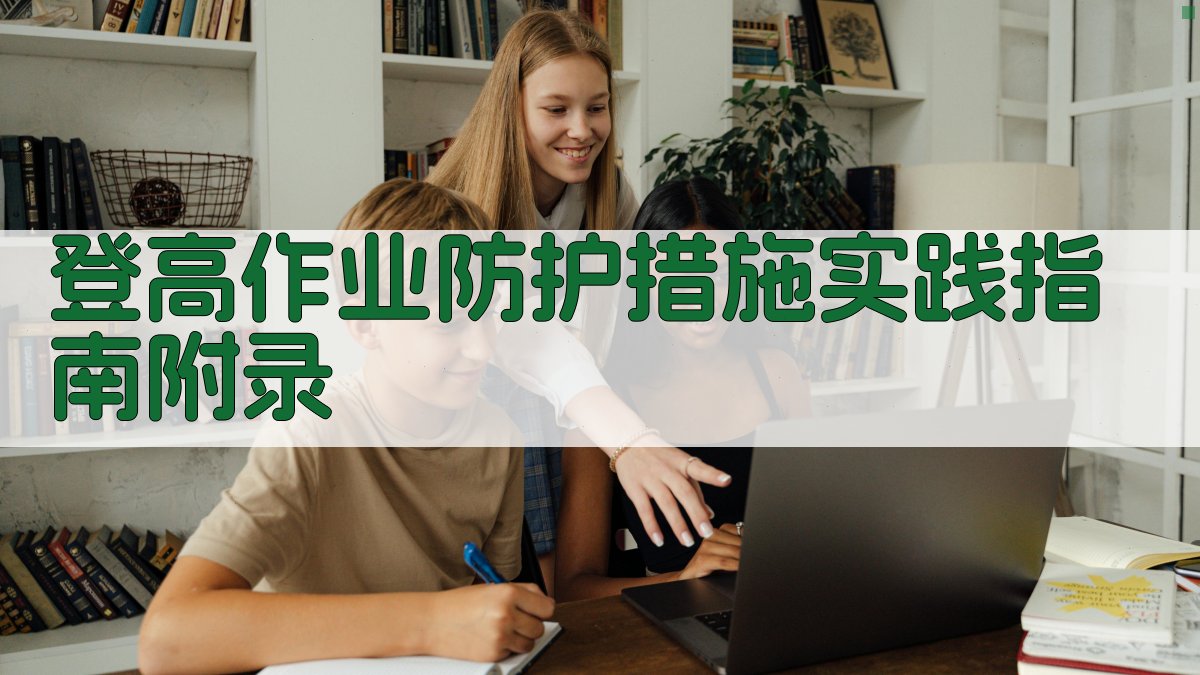 登高作业防护措施实践指南 · 附录 图5