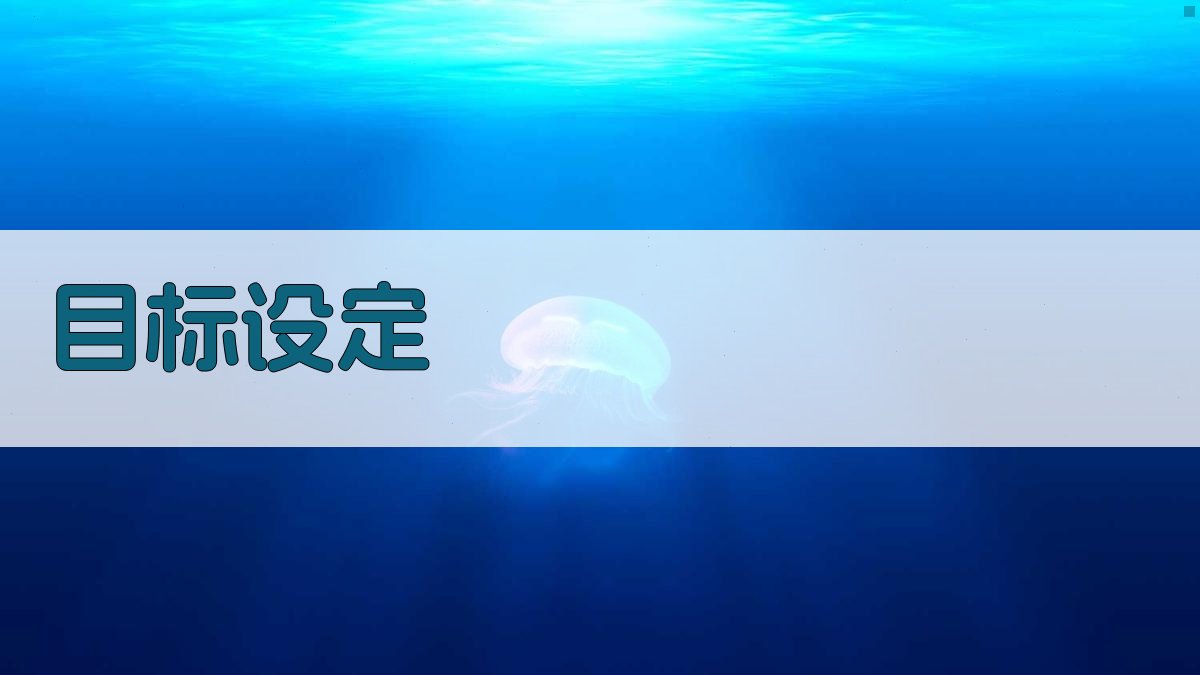 目标设定 图1