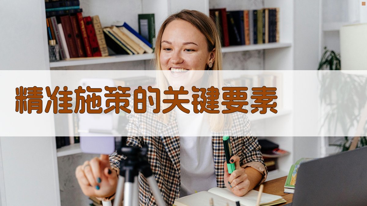 精准施策的关键要素 图1