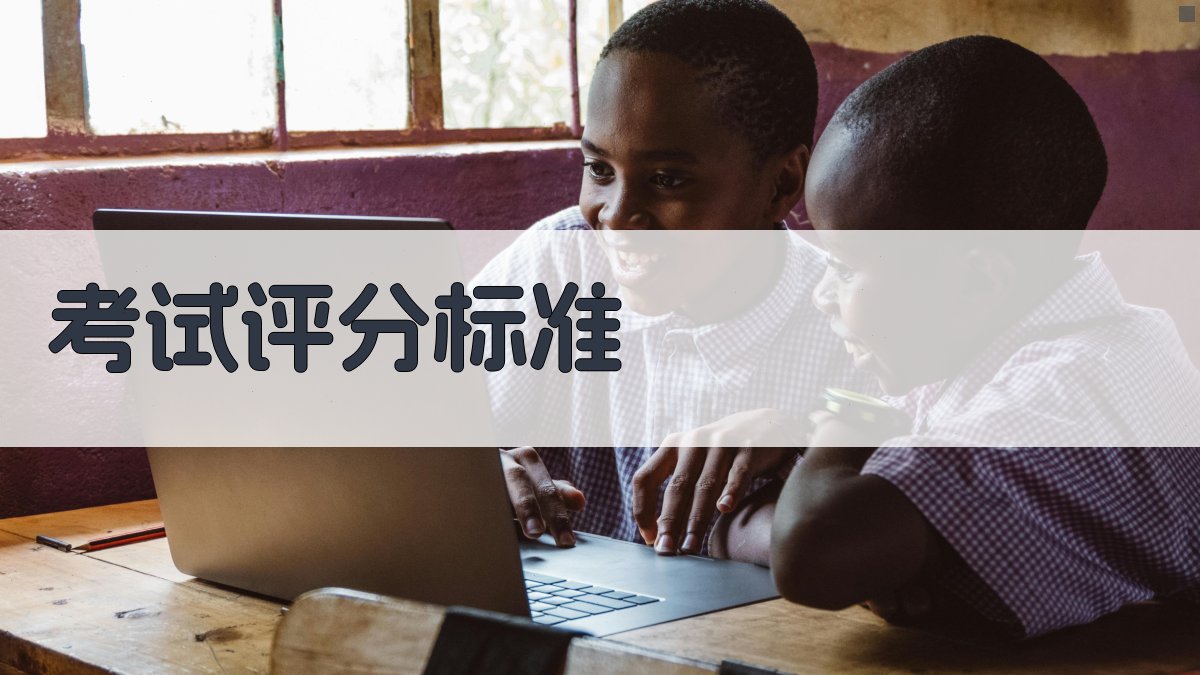 考试评分标准 图2