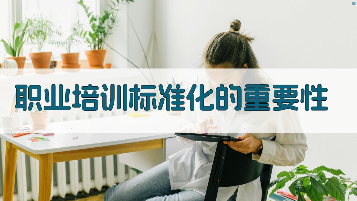 职业培训标准化的重要性 图2