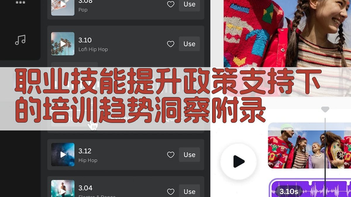 职业技能提升政策支持下的培训趋势洞察 · 附录 图3