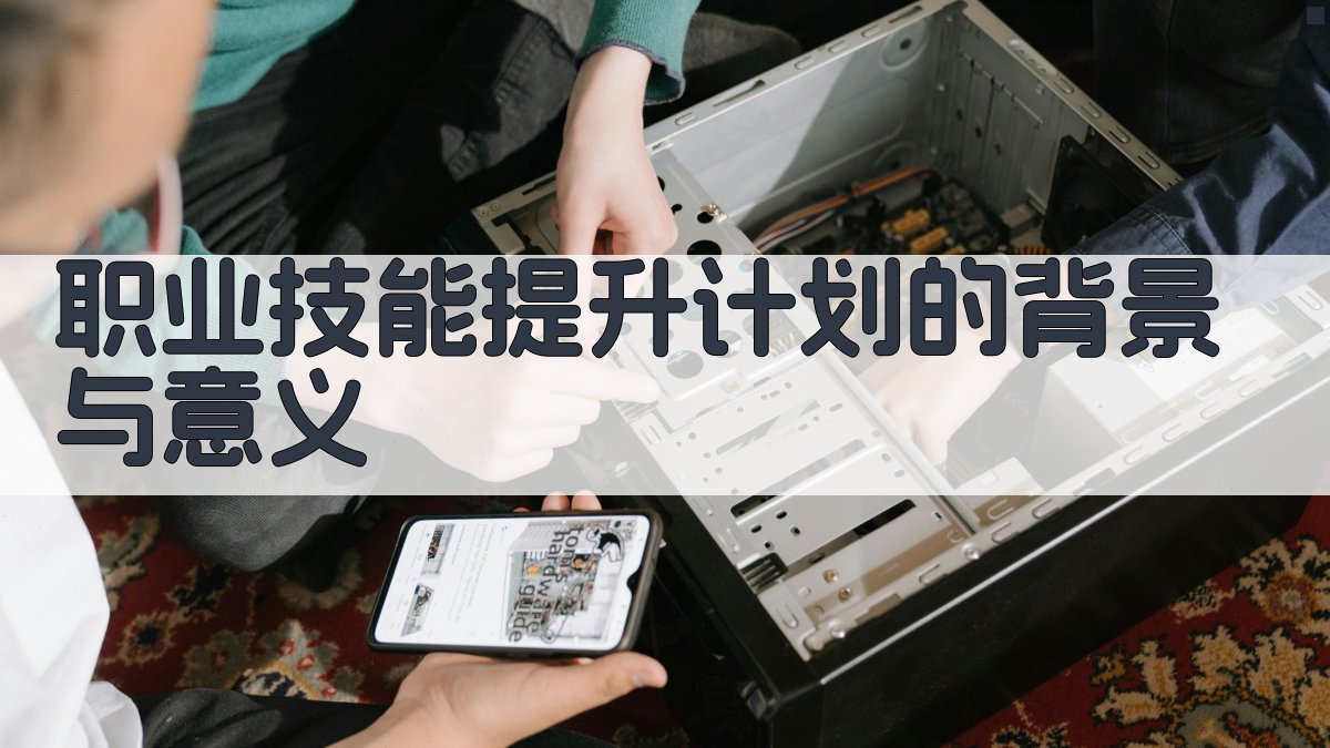 职业技能提升计划的背景与意义 图1