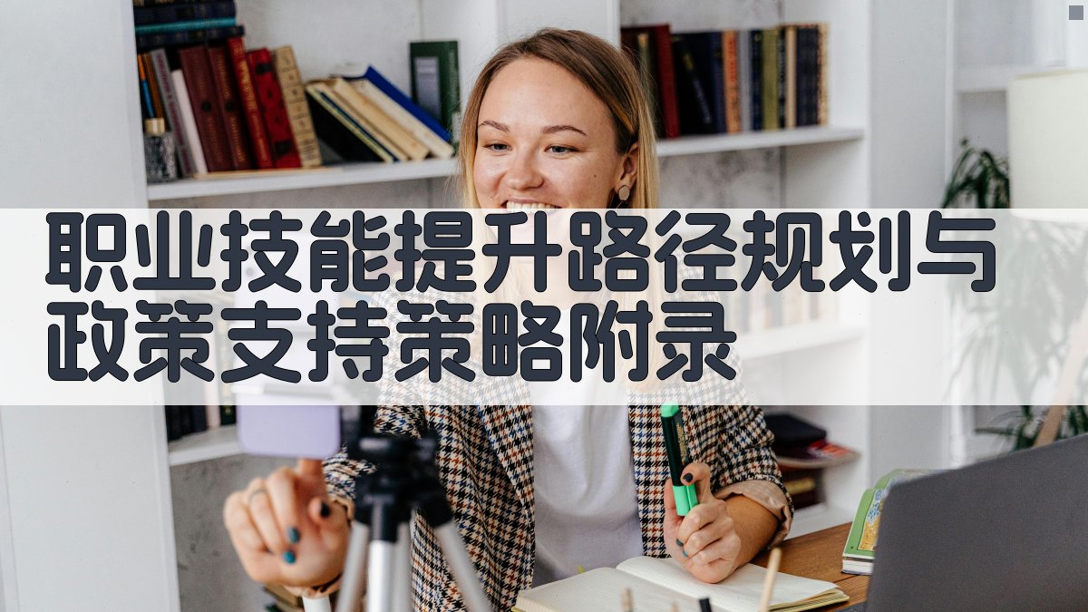 职业技能提升路径规划与政策支持策略 · 附录 图4