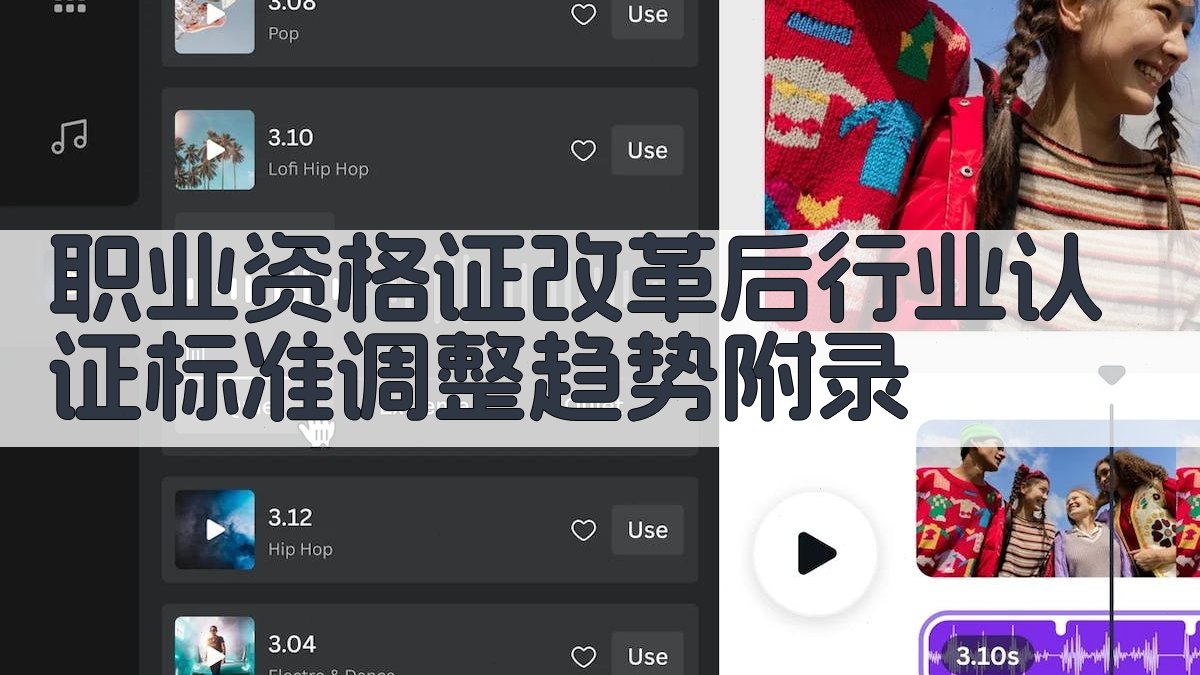 职业资格证改革后行业认证标准调整趋势 · 附录 图3