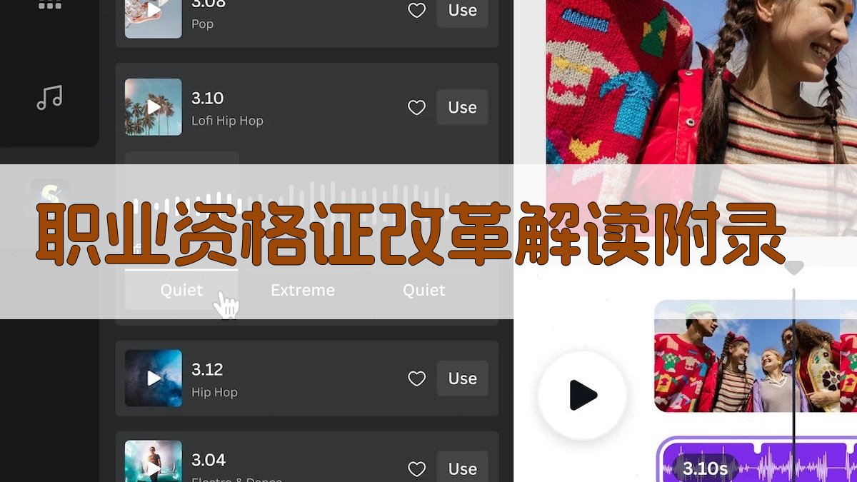 职业资格证改革解读 · 附录 图4