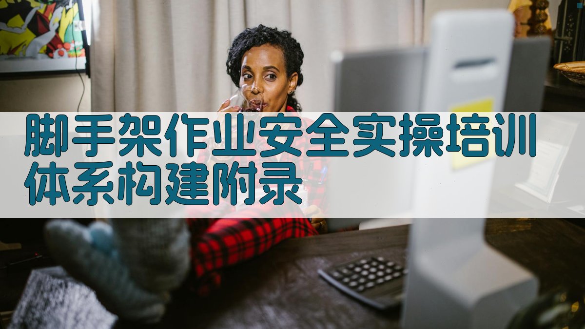 脚手架作业安全实操培训体系构建 · 附录 图5