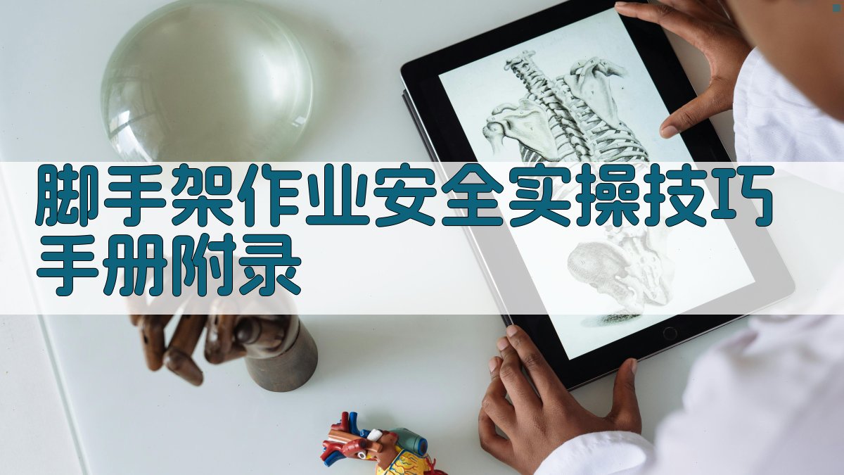 脚手架作业安全实操技巧手册 · 附录 图3