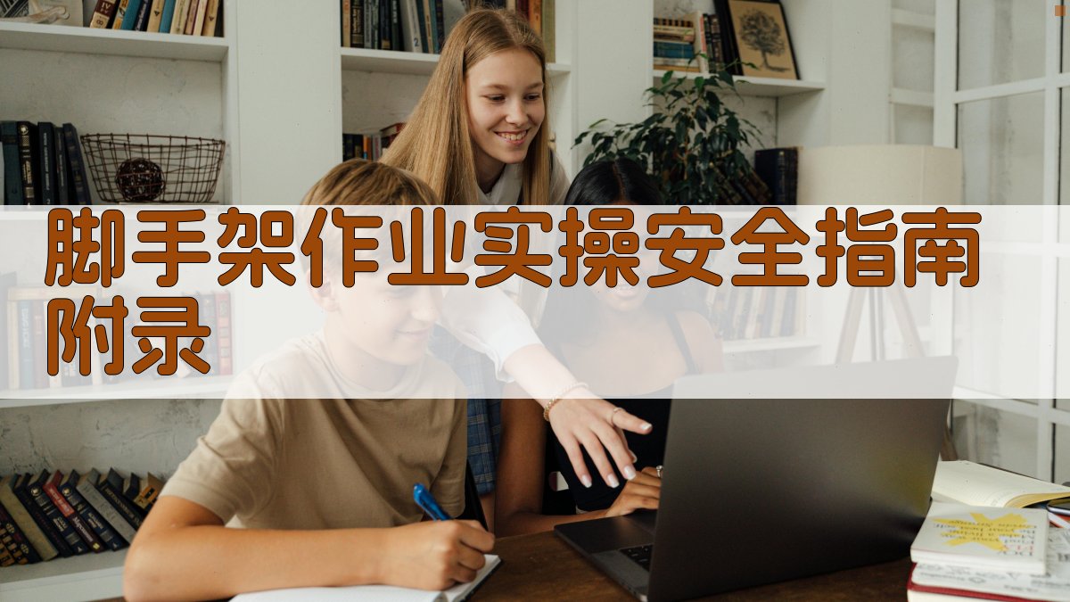 脚手架作业实操安全指南 · 附录 图4