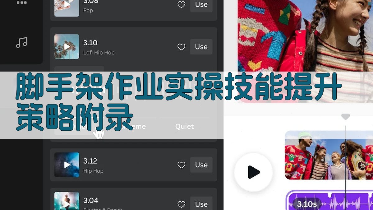 脚手架作业实操技能提升策略 · 附录 图1