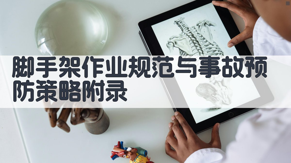 脚手架作业规范与事故预防策略 · 附录 图5