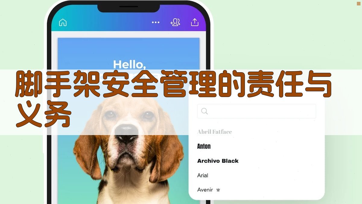 脚手架安全管理的责任与义务 图4