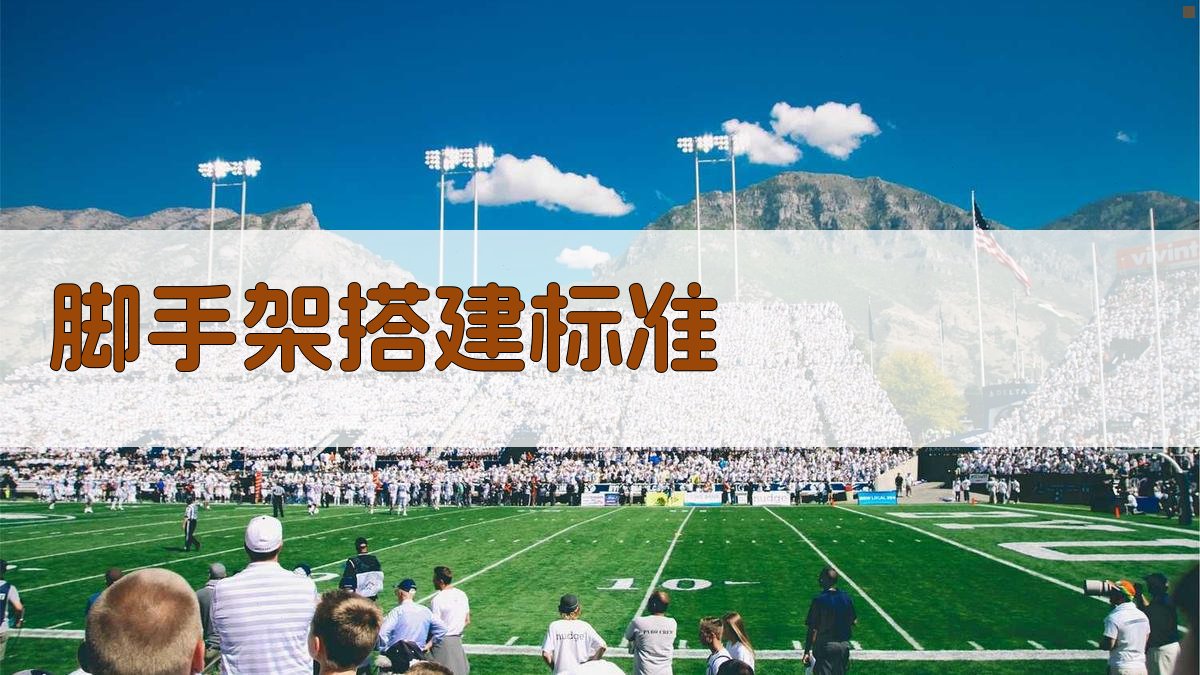 脚手架搭建标准 图2