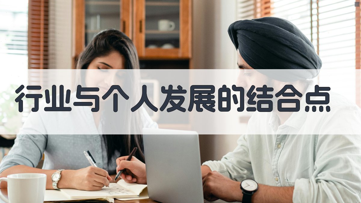 行业与个人发展的结合点 图2
