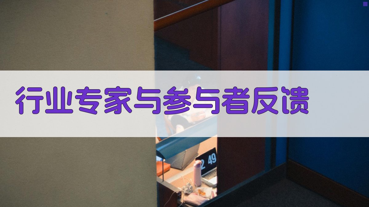 行业专家与参与者反馈 图4