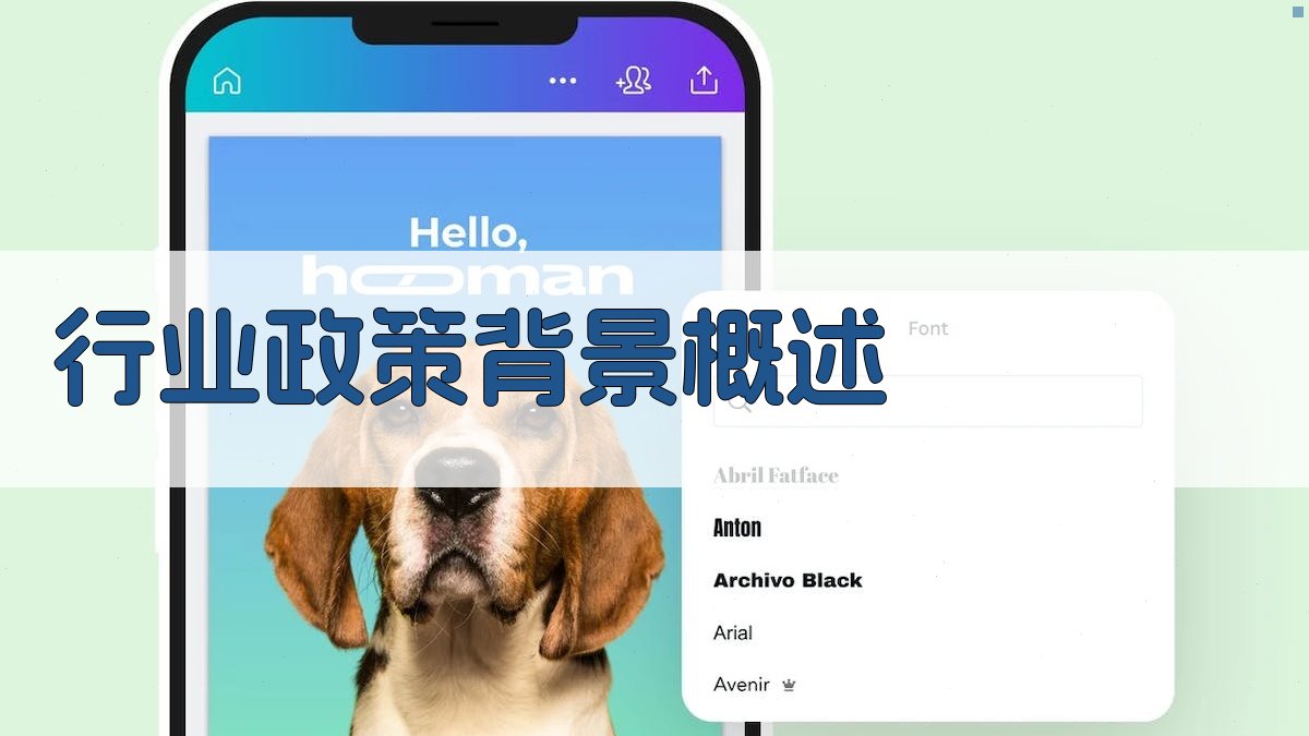 行业政策背景概述 图1