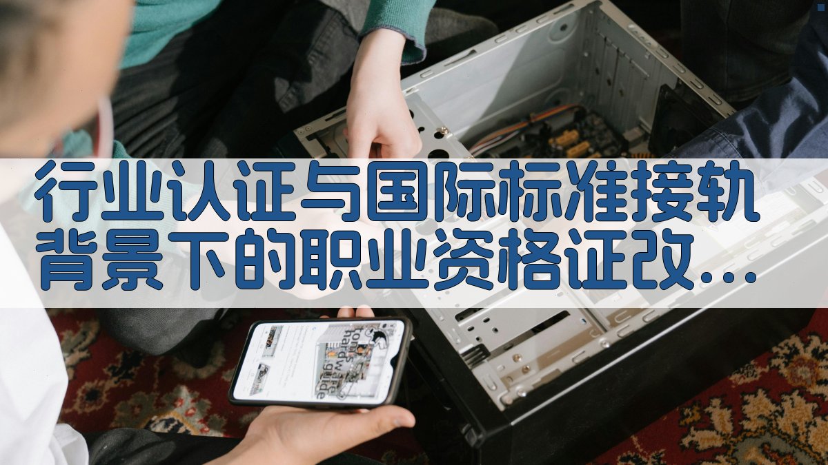 行业认证与国际标准接轨背景下的职业资格证改革趋势 · 附录 图2
