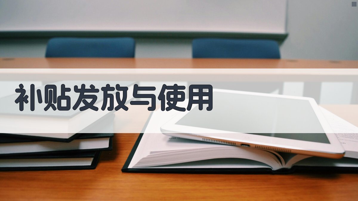 补贴发放与使用 图4