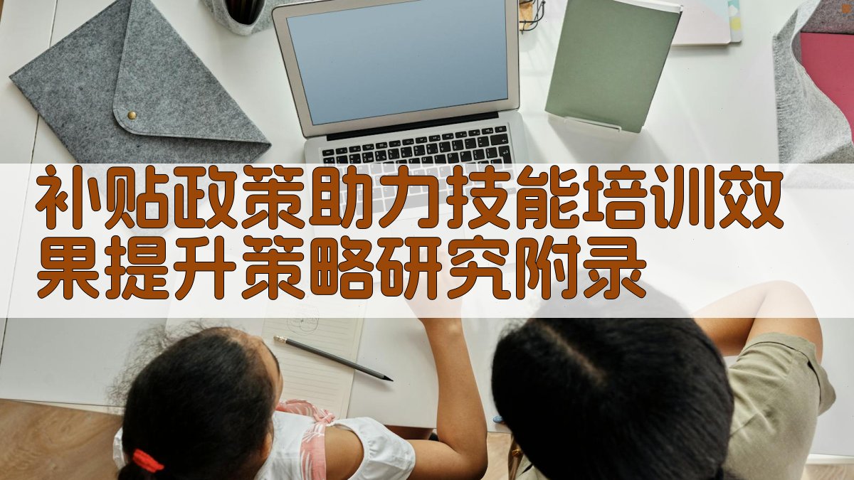 补贴政策助力技能培训效果提升策略研究 · 附录 图4