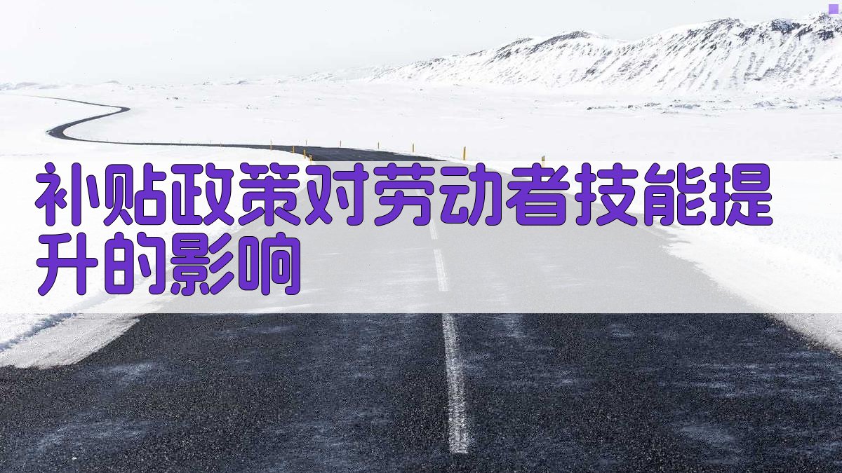 补贴政策对劳动者技能提升的影响 图2