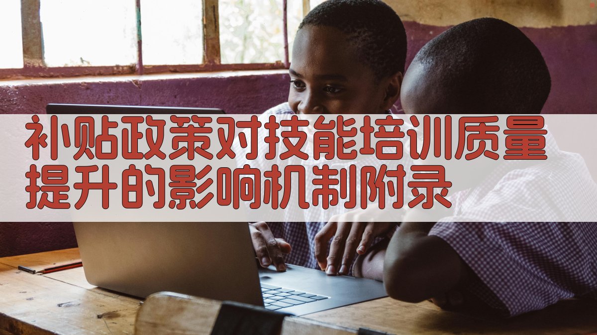 补贴政策对技能培训质量提升的影响机制 · 附录 图4