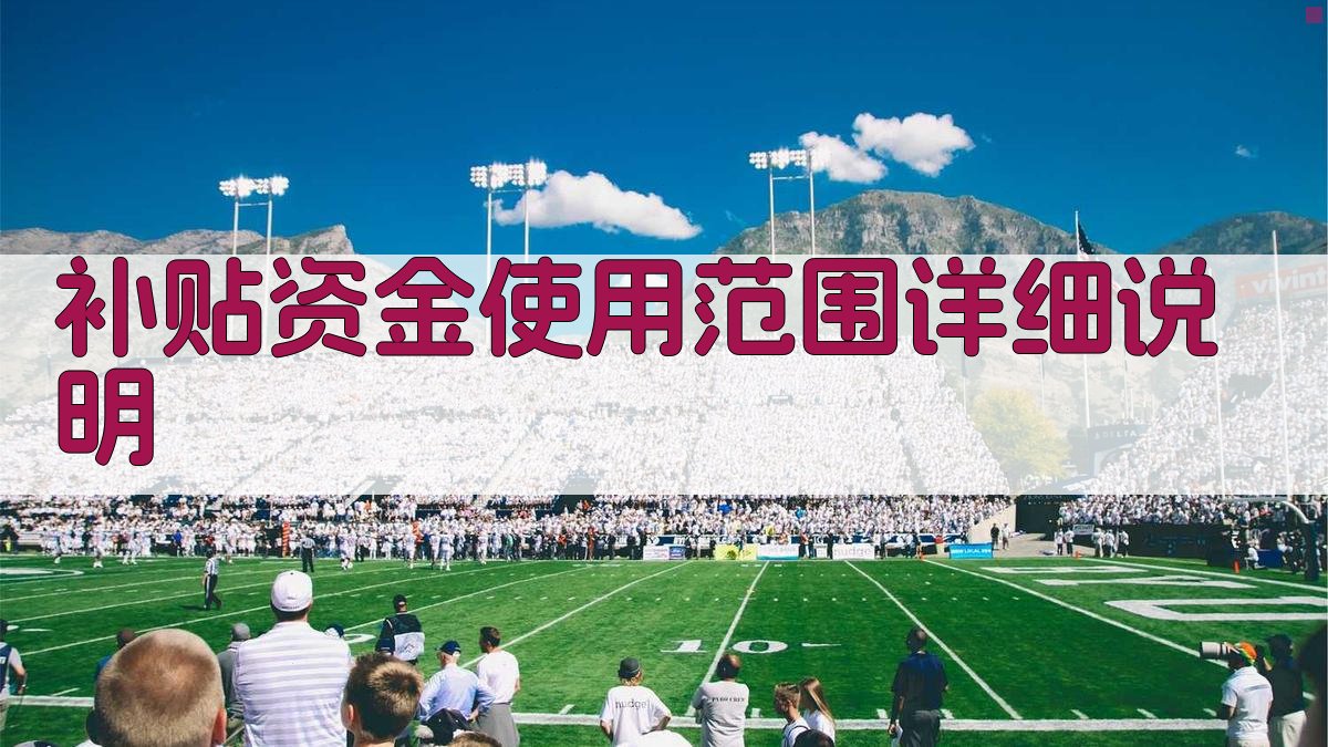 补贴资金使用范围详细说明 图2