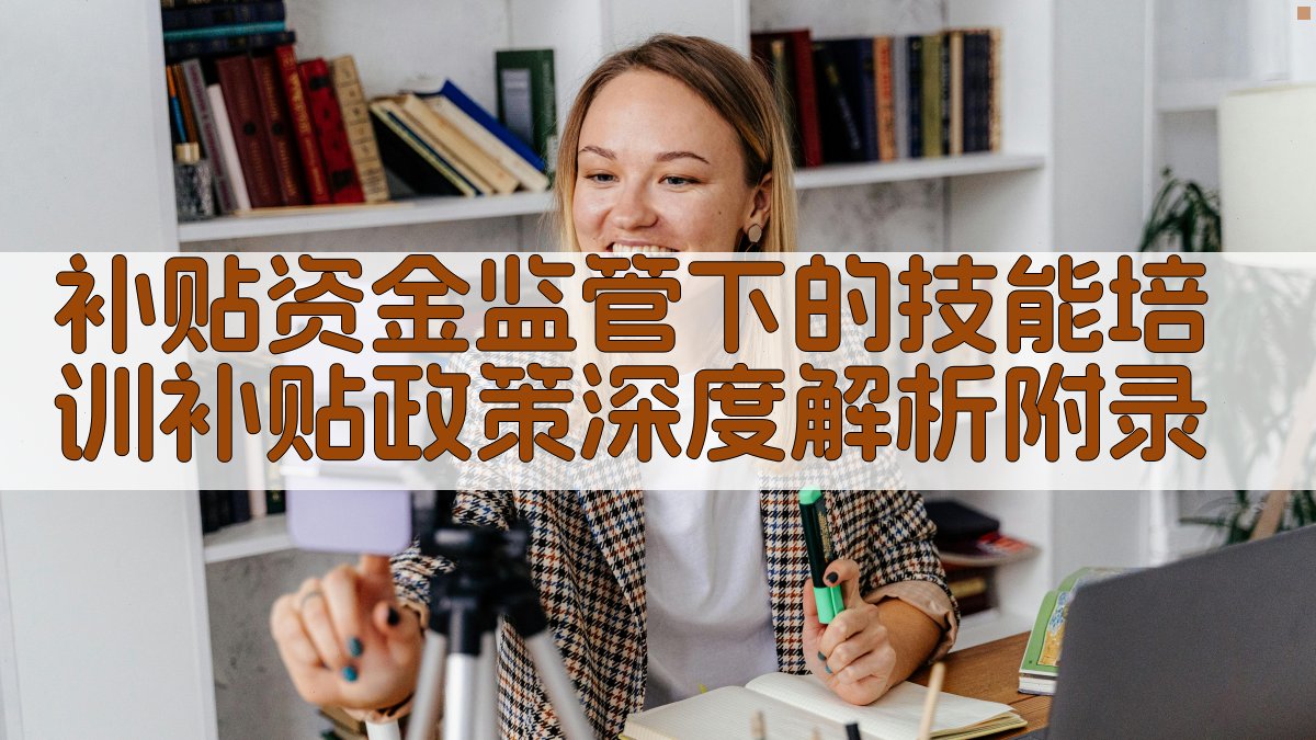 补贴资金监管下的技能培训补贴政策深度解析 · 附录 图4