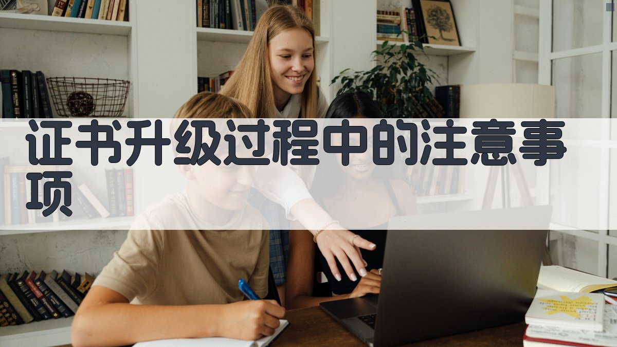 证书升级过程中的注意事项 图2