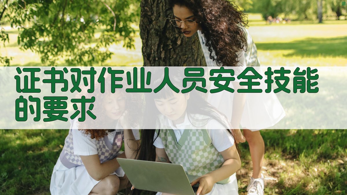 证书对作业人员安全技能的要求 图2