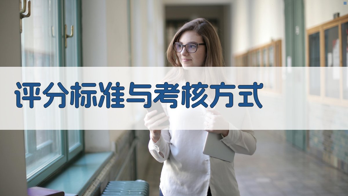 评分标准与考核方式 图4