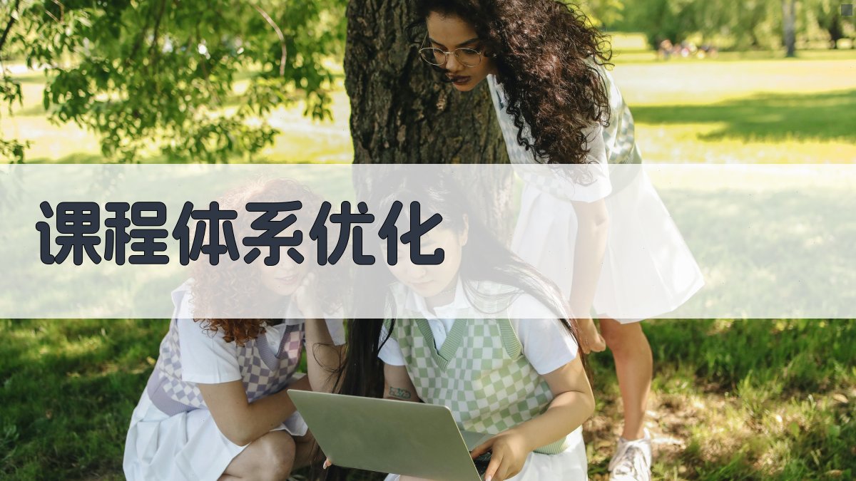 课程体系优化 图4