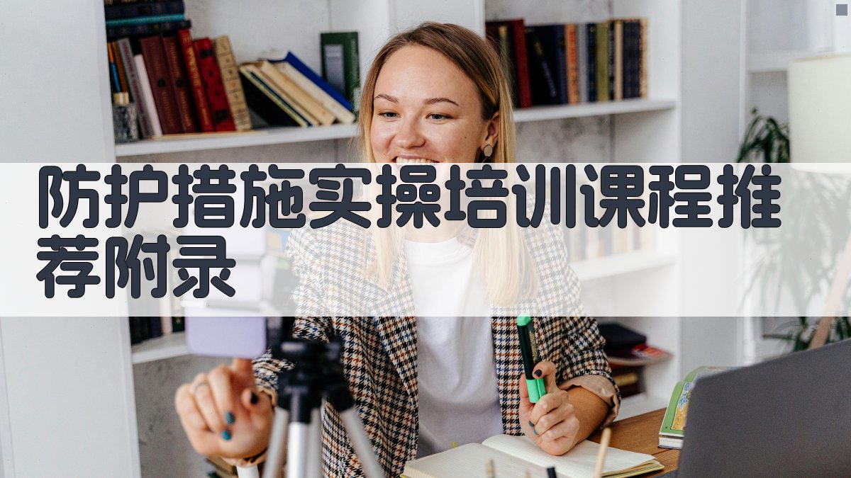 防护措施实操培训课程推荐 · 附录 图5
