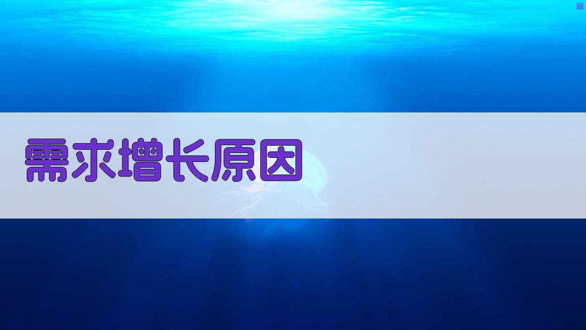 需求增长原因 图1