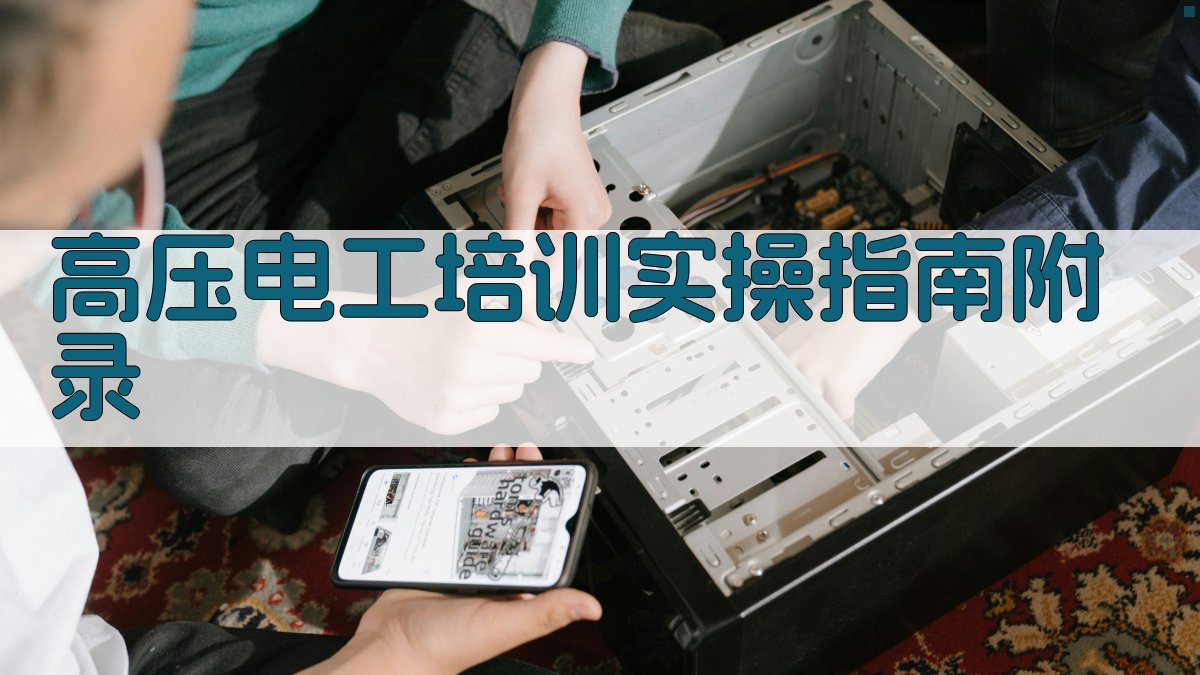 高压电工培训实操指南 · 附录 图3