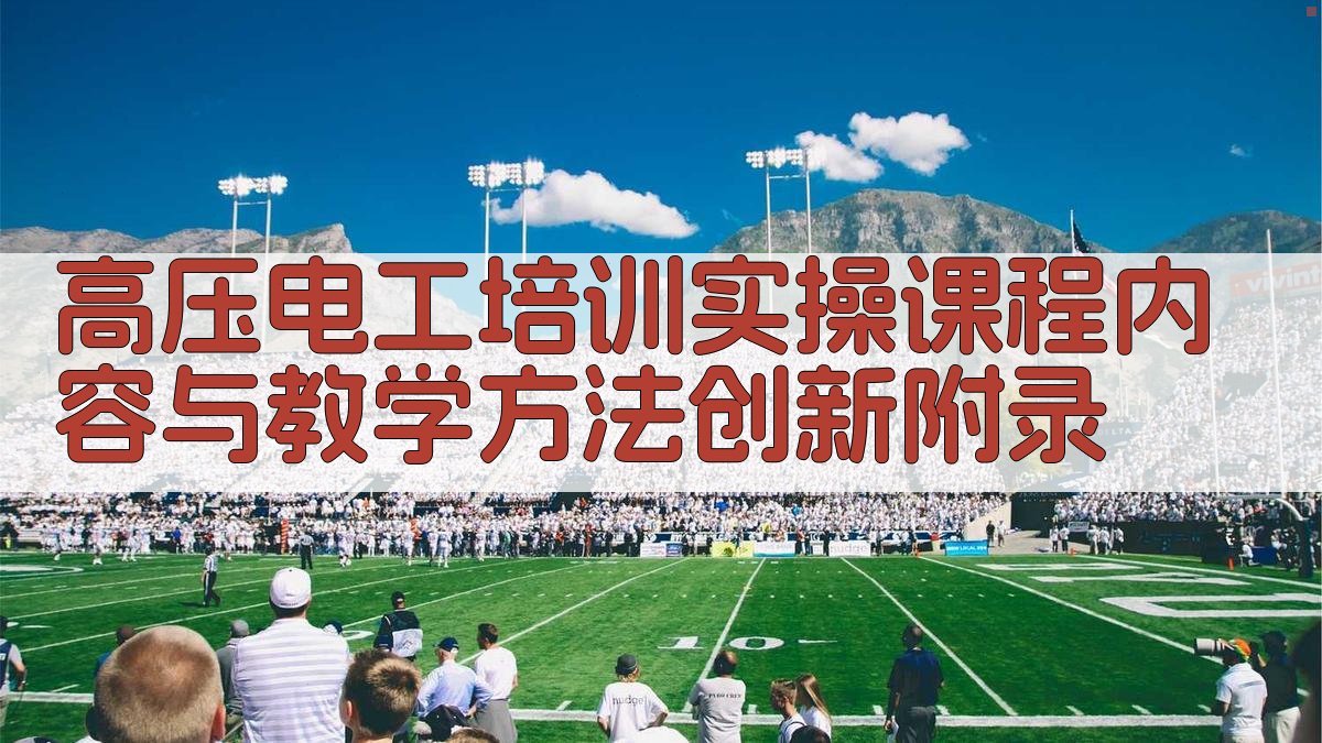 高压电工培训实操课程内容与教学方法创新 · 附录 图5